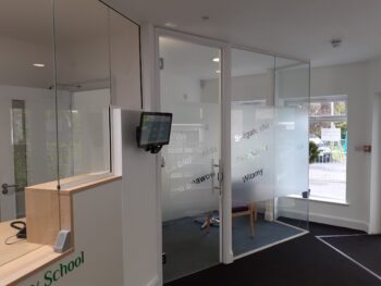 Reception area